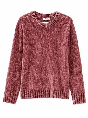 Orvis Plush Chenille Crewneck Sweater - Dusty Rose